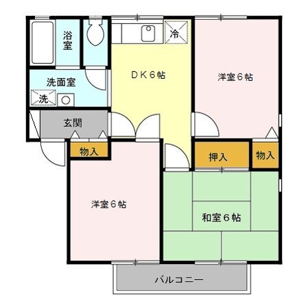 アメニティ　ＡＢの物件間取画像